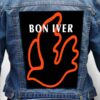 BON IVER 14 - Photo Quality Printed Back Patch