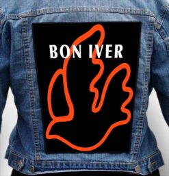 BON IVER 14 - Photo Quality Printed Back Patch