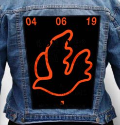 BON IVER 15 - Photo Quality Printed Back Patch