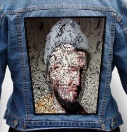 BON IVER 25 - Photo Quality Printed Back Patch