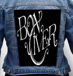 BON IVER 37 - Photo Quality Printed Back Patch