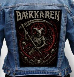 Bakkrren 47 - Photo Quality Printed Back Patch