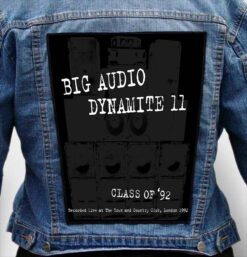 Big Audio Dynamite 3 - Photo Quality Printed Back Patch