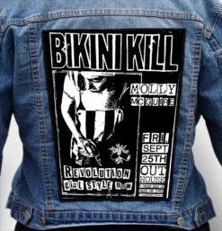 Bikini kill 2 - Photo Quality Printed Back Patch