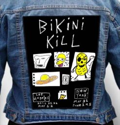 Bikini kill 8 - Photo Quality Printed Back Patch