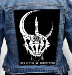 Black Blood 271 - Photo Quality Printed Back Patch
