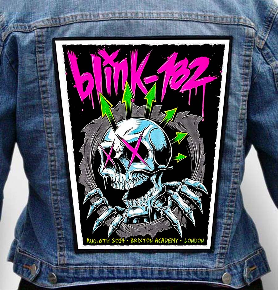 Blink 182 225 - Photo Quality Printed Back Patch