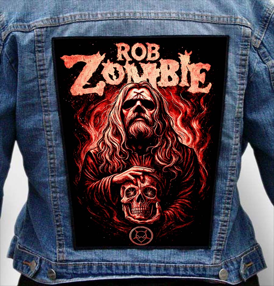 Rob Zombie 96 - Photo Quality Printed Back Patch