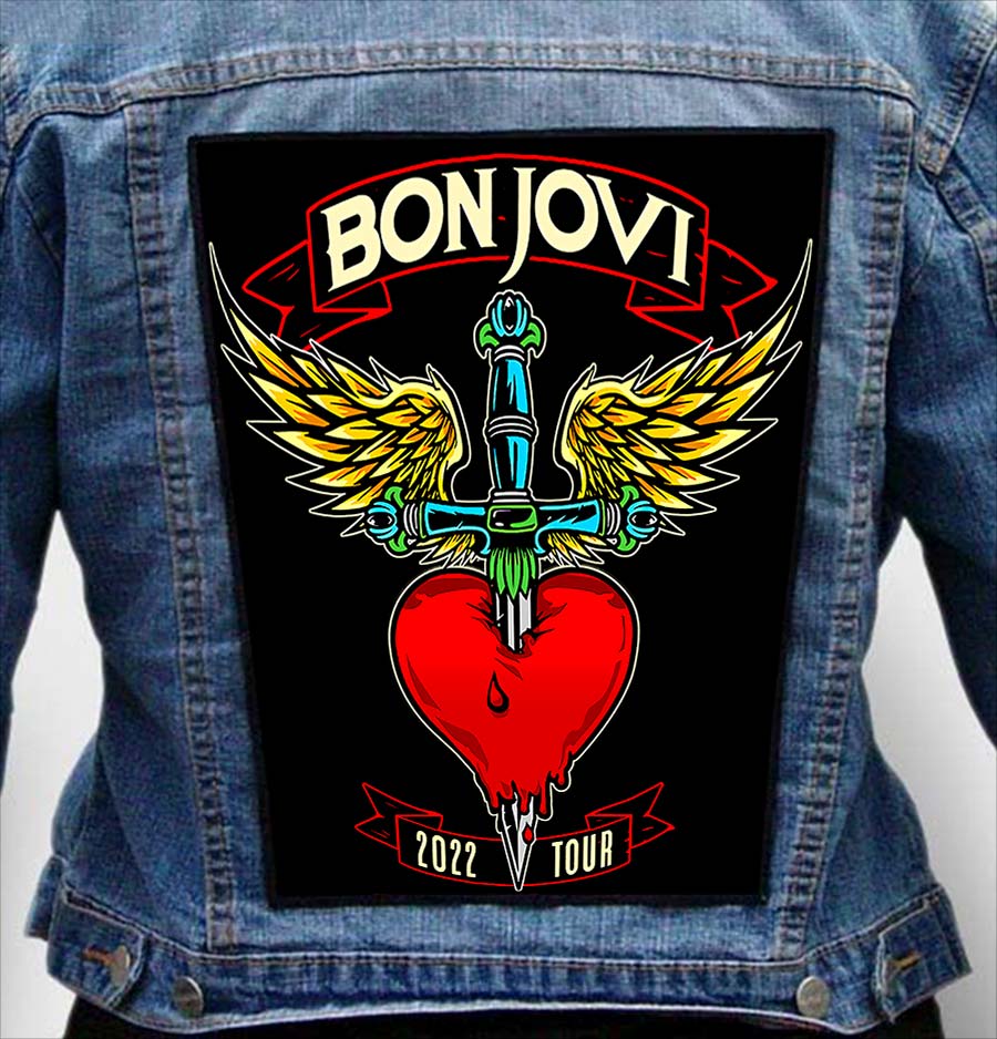 Bon Jovi 15 - Photo Quality Printed Back Patch