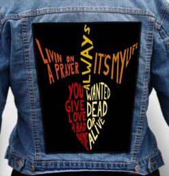Bon Jovi 16 - Photo Quality Printed Back Patch