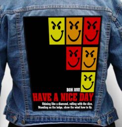 Bon Jovi 18 - Photo Quality Printed Back Patch