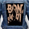 Bon Jovi 28 - Photo Quality Printed Back Patch