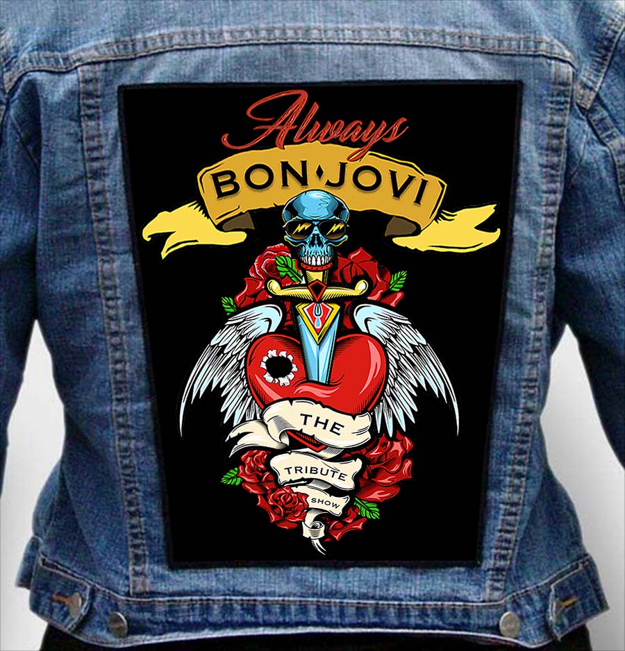 Bon Jovi 33 - Photo Quality Printed Back Patch