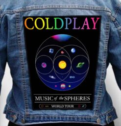 COLDPLAY 1 - Photo Quality Printed Back Patch