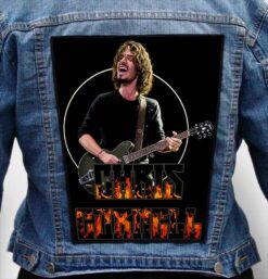 Chris Cornell 206 - Photo Quality Printed Back Patch