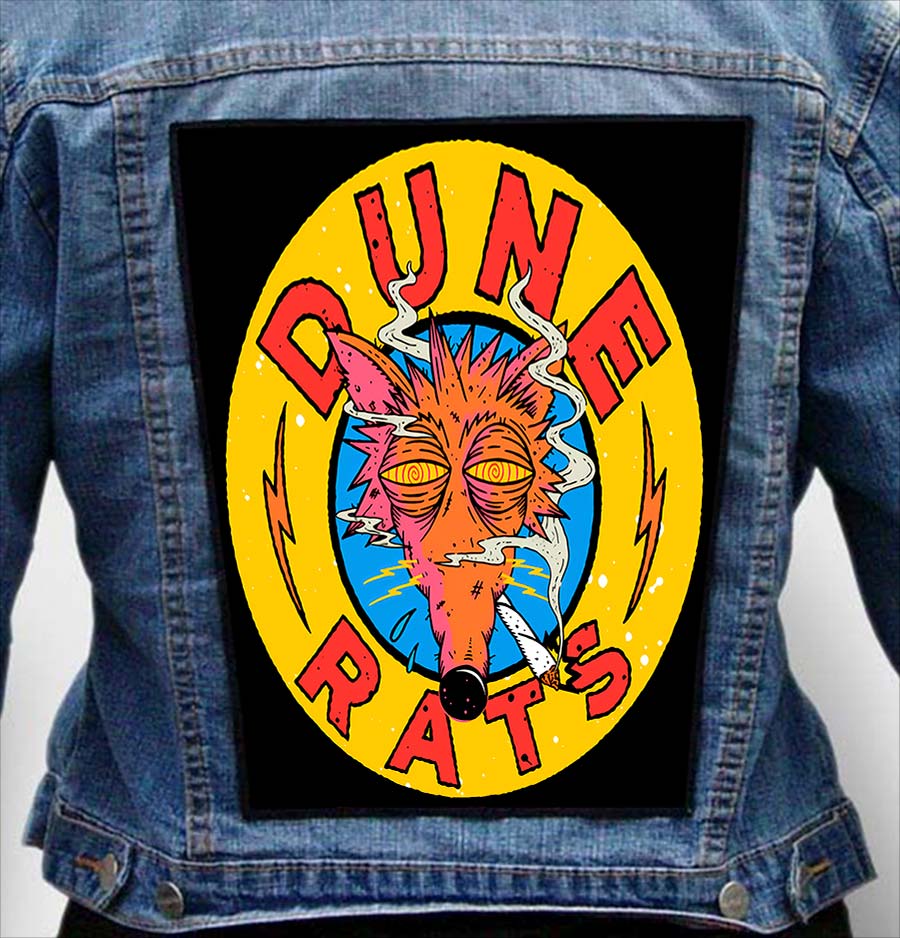 DUNE RATS 1 - Photo Quality Printed Back Patch