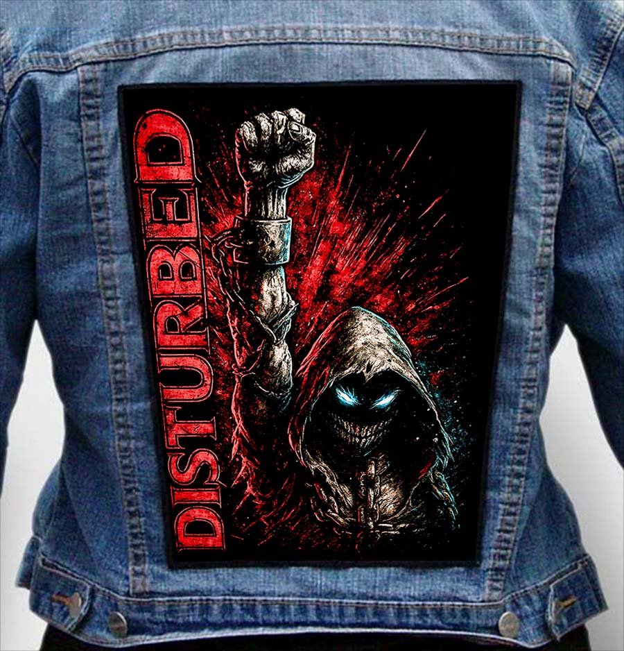 Disturbed 110 - Photo Quality Printed Back Patch