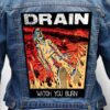 Drain band 1 - Photo Quality Printed Back Patch