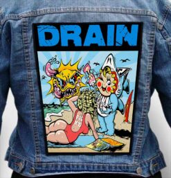 Drain band 12 - Photo Quality Printed Back Patch