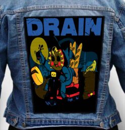 Drain band 13 - Photo Quality Printed Back Patch