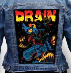 Drain band 2 - Photo Quality Printed Back Patch