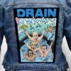Drain band 3 - Photo Quality Printed Back Patch
