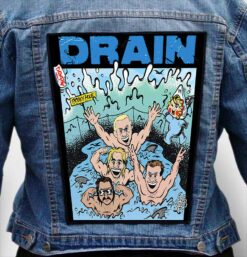 Drain band 3 - Photo Quality Printed Back Patch