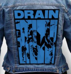 Drain band 4 - Photo Quality Printed Back Patch