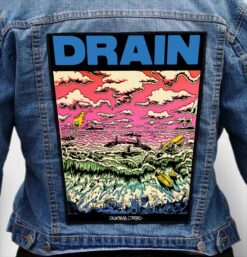 Drain band 6 - Photo Quality Printed Back Patch