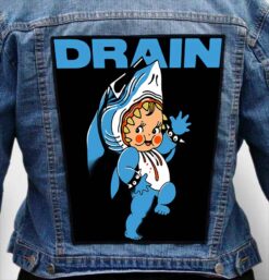 Drain band 8 - Photo Quality Printed Back Patch