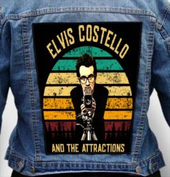 Elvis Costello 12 - Photo Quality Printed Back Patch