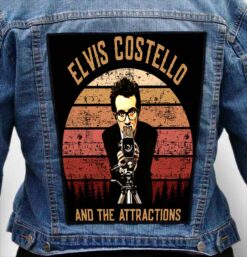 Elvis Costello 14 - Photo Quality Printed Back Patch