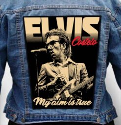 Elvis Costello 4 - Photo Quality Printed Back Patch