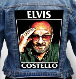 Elvis Costello 9 - Photo Quality Printed Back Patch