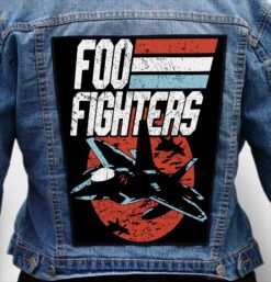 FOO FIGHTER 1 - Photo Quality Printed Back Patch