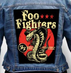 FOO FIGHTER 2 - Photo Quality Printed Back Patch