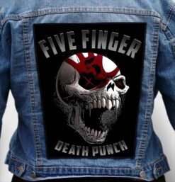Five Finger 61 - Photo Quality Printed Back Patch