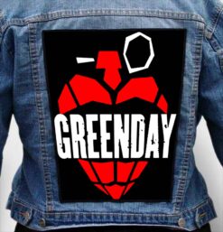 Green Day 297 - Photo Quality Printed Back Patch