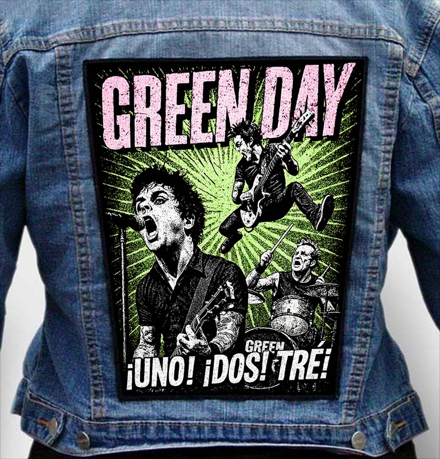 Green Day 43 - Photo Quality Printed Back Patch