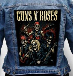 Guns N Roses 45 - Photo Quality Printed Back Patch