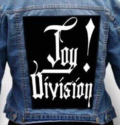 JOY DIVISION 9 - Photo Quality Printed Back Patch