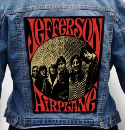 Jefferson Airplane 12 - Photo Quality Printed Back Patch