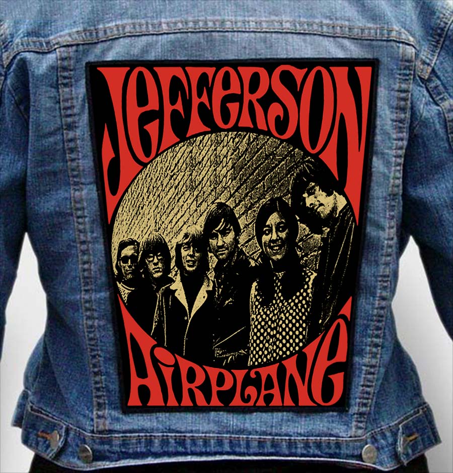 Jefferson Airplane 12 - Photo Quality Printed Back Patch