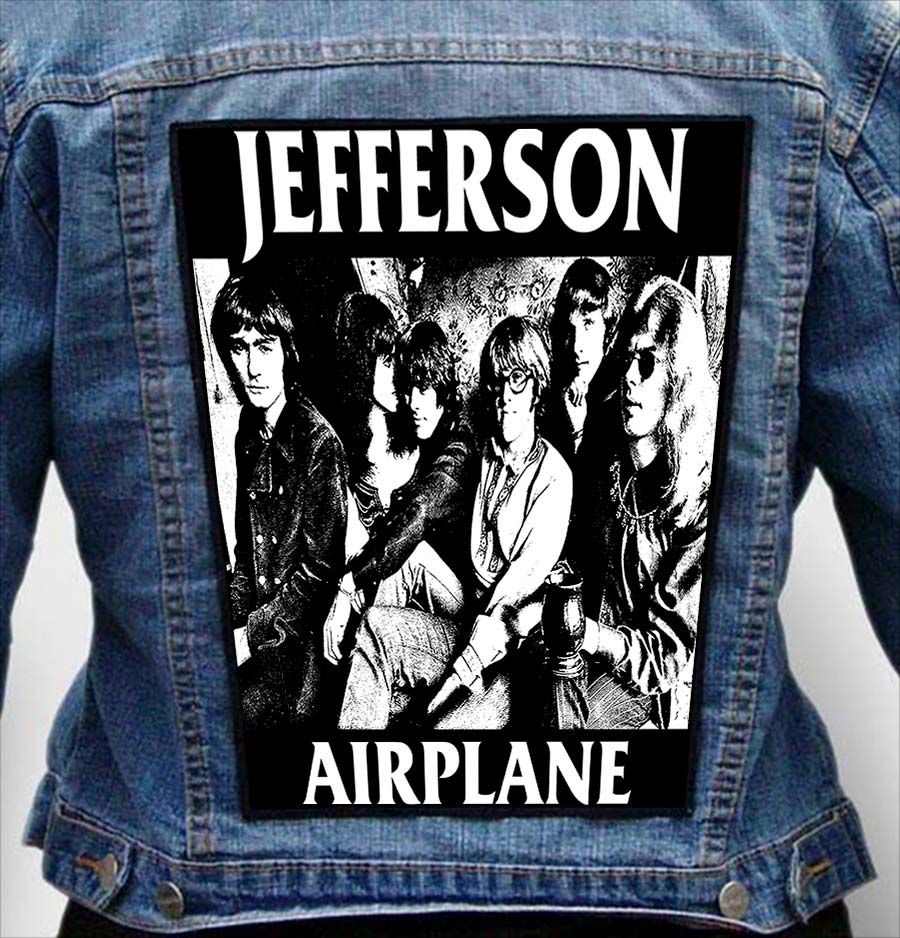Jefferson Airplane 14 - Photo Quality Printed Back Patch