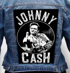 Johnny cash 2 - Photo Quality Printed Back Patch
