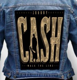 Johnny cash 6 - Photo Quality Printed Back Patch