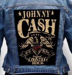 Johnny cash 7 - Photo Quality Printed Back Patch