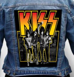KISS  1 - Photo Quality Printed Back Patch