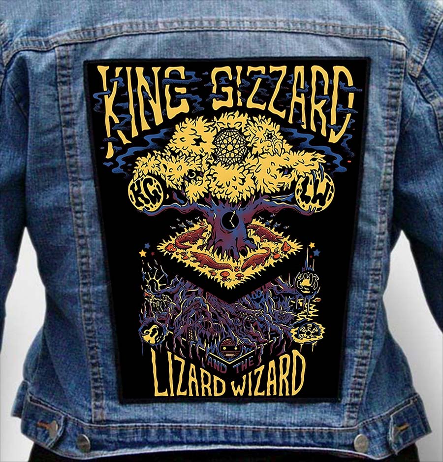 King Gizzard & The Lizard Wizard 12 - Photo Quality Printed Back Patch