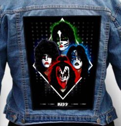 Kiss 308 - Photo Quality Printed Back Patch